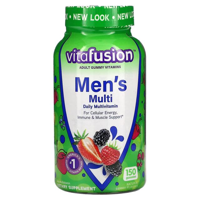 VitaFusion, Multivitamin, Multivitaminpräparat für Männer, natürliche Beeren, 150 Fruchtgummis on Productcaster.