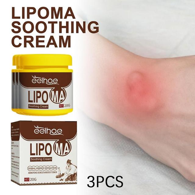 1pc Eelhoe Fat Knot Repair Cream Alleviare l'agglomerazione di grasso corporeo Sottocutaneo Hard Lump Body Health Care Cream 3PCS on Productcaster.