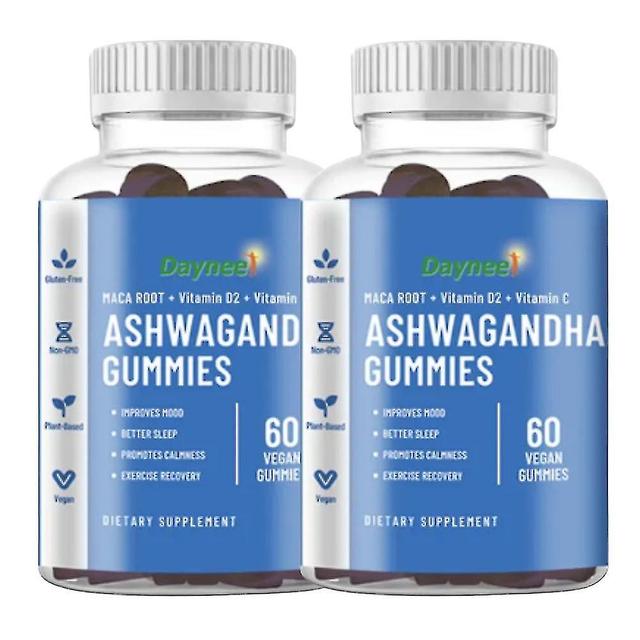 Gummies Sleep Supplement Relieves Stress And Anxiety Improves Mood Relaxation Gummies Vitamin C Vitamin D2 Supports Muscle Strength And Recovery 2pcs on Productcaster.