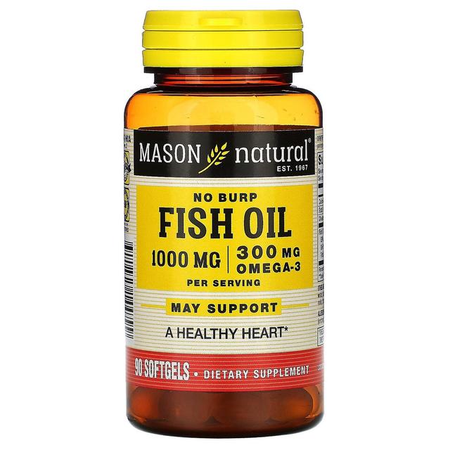 Mason Natural, Fish Oil, 1,000 mg, 90 Softgels on Productcaster.