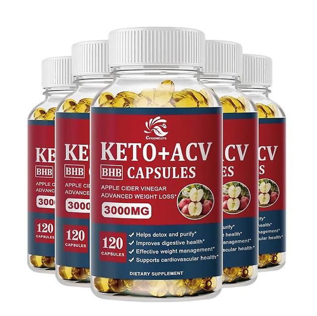 Visgaler Organické detoxikačné kapsuly Keto + ACV - rýchlejšie dosiahnite ketózu, zvýšte energiu, potlačte chuť do jedla 5 fľaša 120 pills on Productcaster.