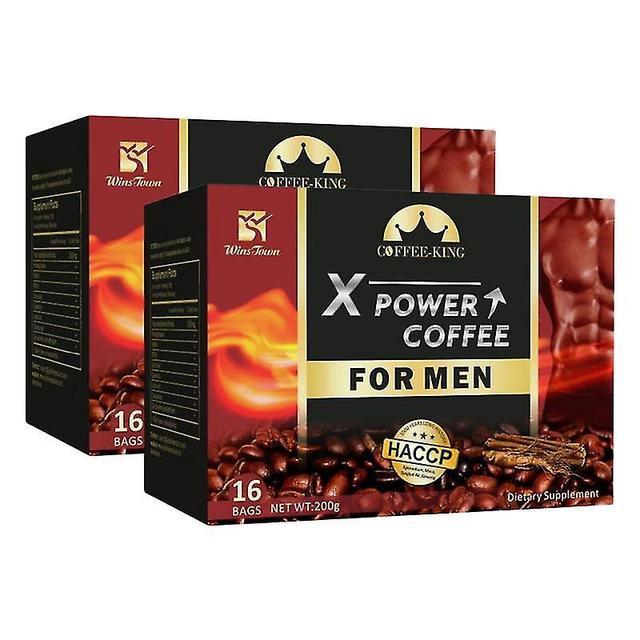 X Power Coffee For Men Ginseng Maca 2pcs on Productcaster.