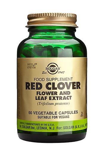 Solgar Standardised - Full Potency Red Clover Flower & Leaf Extract Vegetable Capsules, 60 on Productcaster.