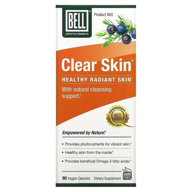 Bell Lifestyle, Clear Skin, 90 Veggie Capsules on Productcaster.