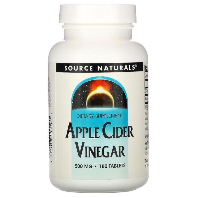 Source Naturals Kilde Naturals, Æblecidereddike, 500 mg, 180 tabletter on Productcaster.