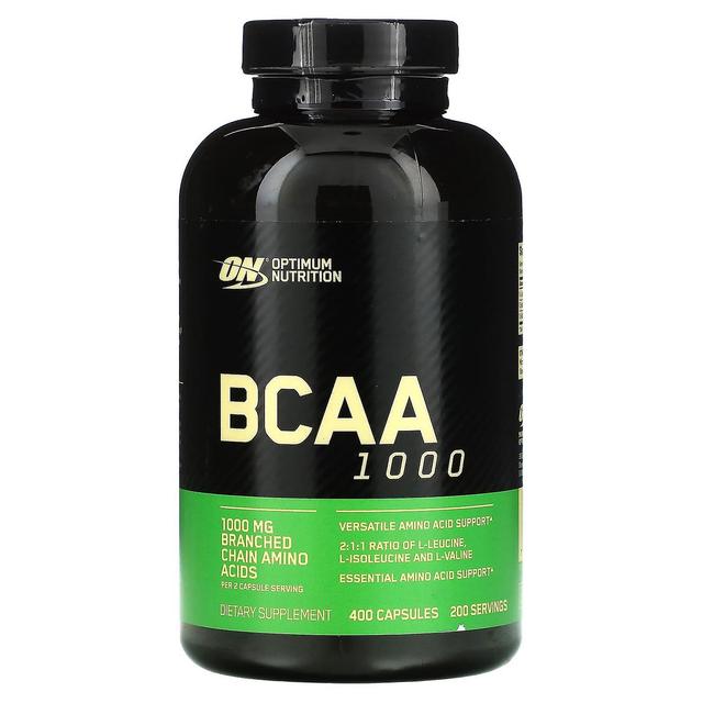 Optimum Nutrition, BCAA 1000, 500 mg, 400 Capsules on Productcaster.