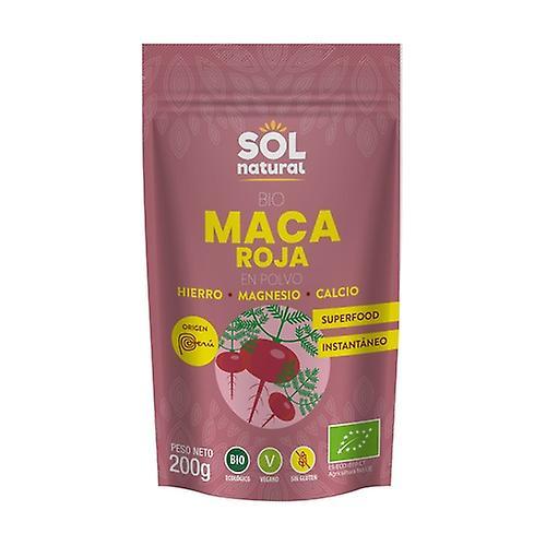 Sol Natural Organic red maca powder 200 g of powder on Productcaster.