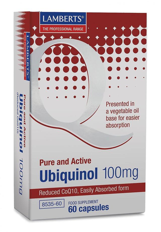 Lamberts ubiquinol 100mg 60's on Productcaster.