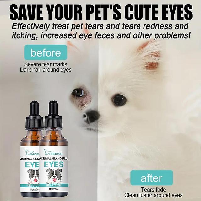 1 Pack Pet Eye Solution, Eye Cleaner For Dogs, Dog Tear Stain Remover Cleaning Solution For Pets, Cat Cleaner Effective Eye Wash For Dogs, Anti-itc... on Productcaster.