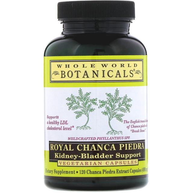 Whole World Botanicals, Royal Chanca Piedra, Kidney-Bladder Support, 400 mg, 120 on Productcaster.