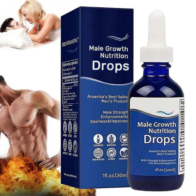 REVITAHEPA Gouttes de nutrition pour la croissance masculine, gouttes d’avantages Blue Direction pour les hommes - Utile 1pcs on Productcaster.