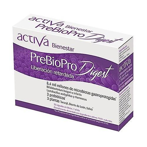 Activa Wellness pro digest 30 vegetable capsules on Productcaster.