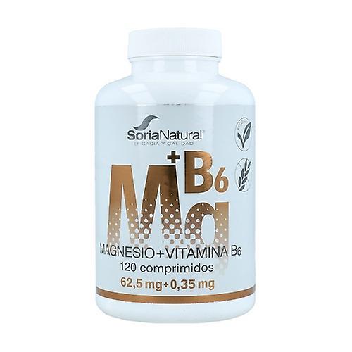 Soria Natural Magnesium + vitamin B6 vedvarende frigivelse 120 tabletter på 1550 mg on Productcaster.