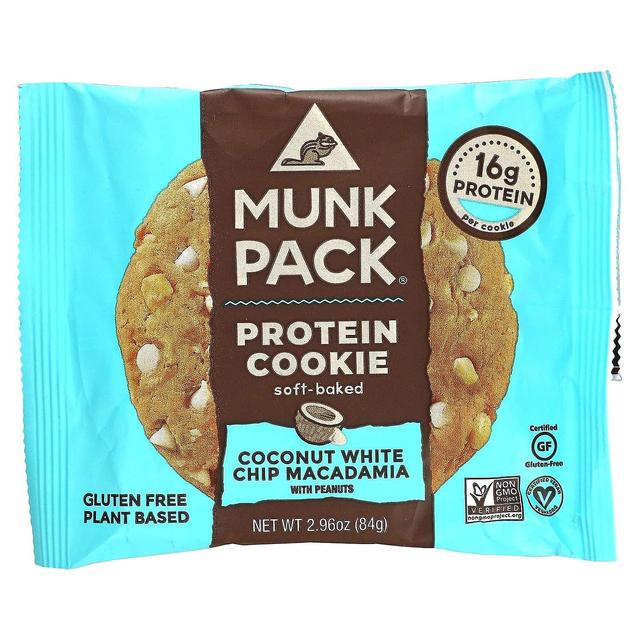 Munk Pack, Biscoito de Proteína, Macadâmia de Coco White Chip, 2,96 oz (84 g) on Productcaster.