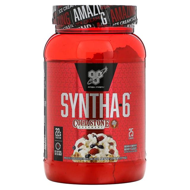 BSN, Syntha-6, Cold Stone Creamery, Berry Berry Berry Good, 2,59 libbre (1,17 kg) on Productcaster.