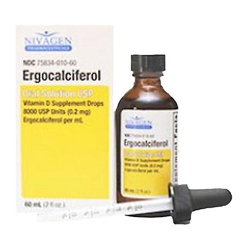 Country Line Pharmaceuticals Ergocalciferol Os,8000 IU/MI,60 ml (Pack of 1) on Productcaster.