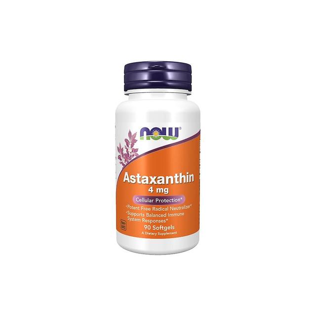 NOW Foods NU Fødevarer astaxanthin 4 mg fra mikroalger 90 kapsler BI7752 on Productcaster.