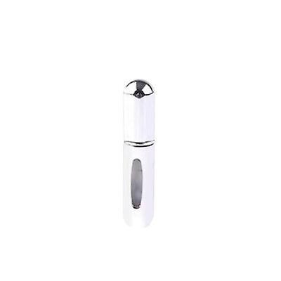 Mini portable perfume travel atomizer Bright silver on Productcaster.