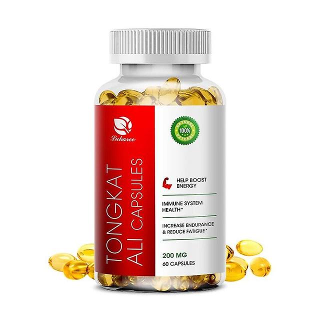 Hikig SHILAJIT Tongkat Ali Capsule avec Ginseng Racine de Maca et Tribulus Terrestris 60PCS on Productcaster.