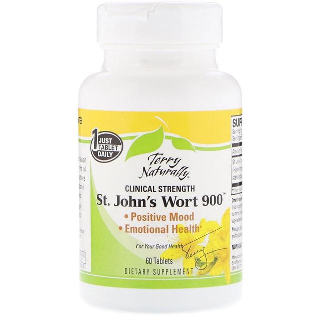 Terry Naturally, St. John's Wort 900, 60 Tablets on Productcaster.