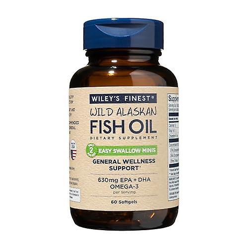 Wileys Finest Wiley's Finest Wild Alaskan Fish Oil Easy Swallow Minis 60 Mini Softgels on Productcaster.