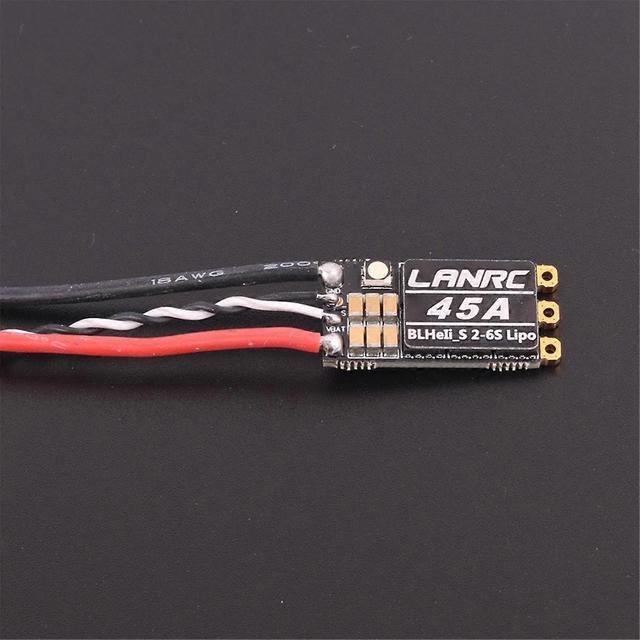 BLHeli S 2-6S Lipo 35A børsteløs ESC Indbygget programmerbar RGB LED D-Shot 150/300/600 ONESHOT125 fo Sort on Productcaster.