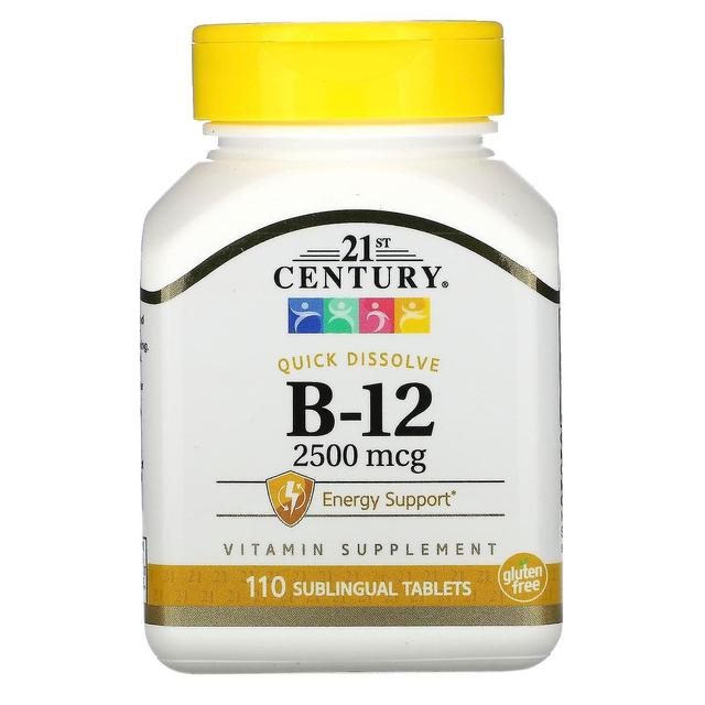 21st Century 21. Jahrhundert, B-12, 2.500 MCG, 110 sublinguale Tabletten on Productcaster.