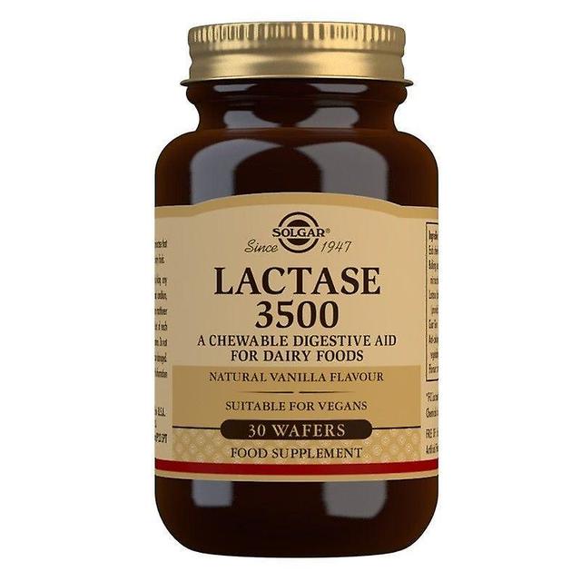 Solgar Lactase 3500 Wafle 30 (12537066) on Productcaster.