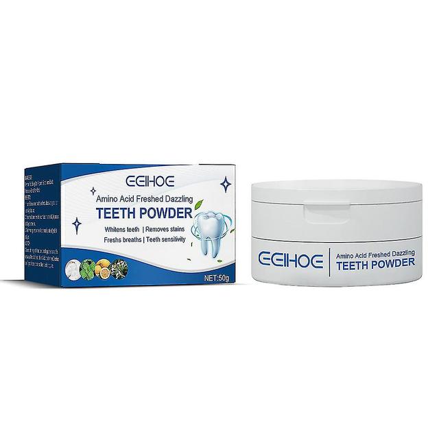 Amino Acid Freshed Teeth Powder Plaque Tooth Stains Cleaning Powder Refreshing Breath Tooth Whitener 1pcs on Productcaster.