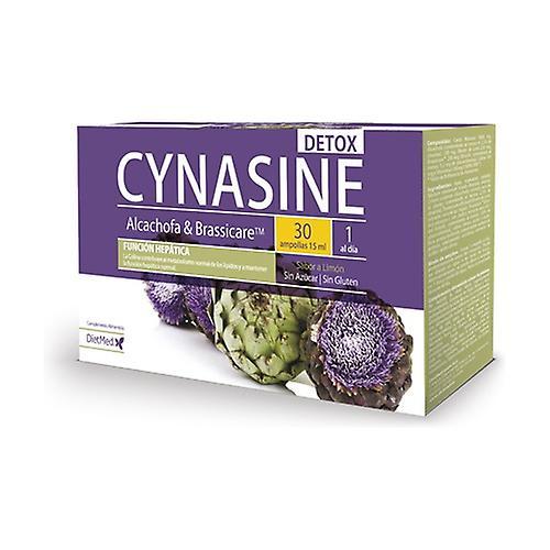 Dietmed Cynasine Detox 30 ampoules of 15ml (1000mg) (Lemon) on Productcaster.