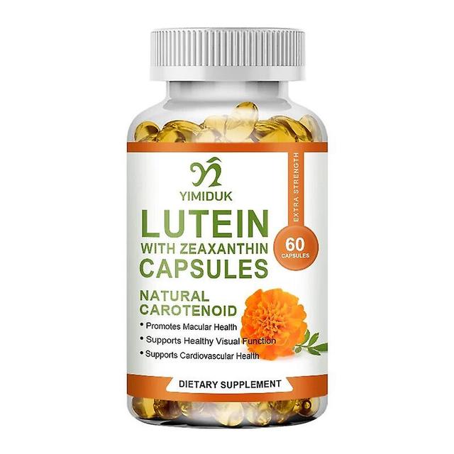 Vorallme 60/120PCS Lutein Capsules - Relieve Eye Pressure and Blue Light Macula To Protect Health, Contain Zeaxanthin Carotene 1 Bottles 120 pcs on Productcaster.