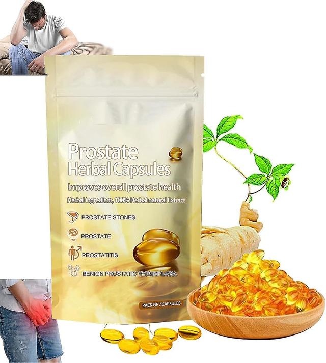 Prostaat Support Supplement Mannen - Prostate Care Natural Herbal Capsules Save Prostate Health Support voor normale urinefunctie 1 pack 7pcs-1Pack on Productcaster.