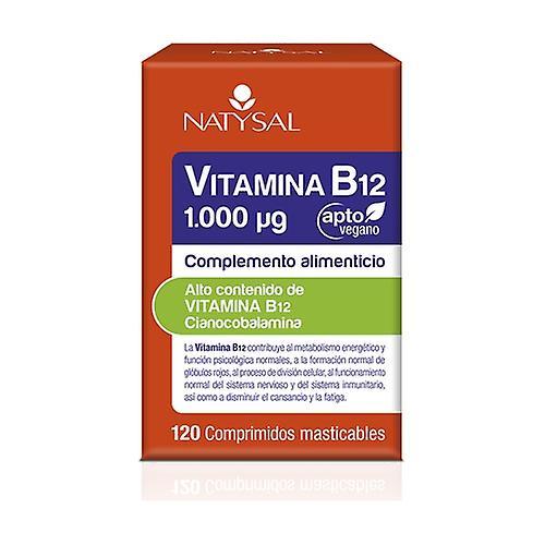 Natysal B12-vitamiini 1 000 Mcg 120 tablettia on Productcaster.