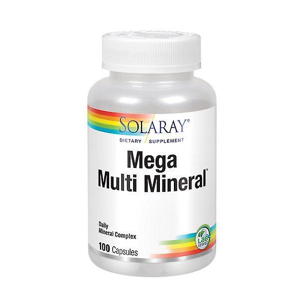 Solaray mega multimineralische Vitaminkapseln, 100 Stück on Productcaster.