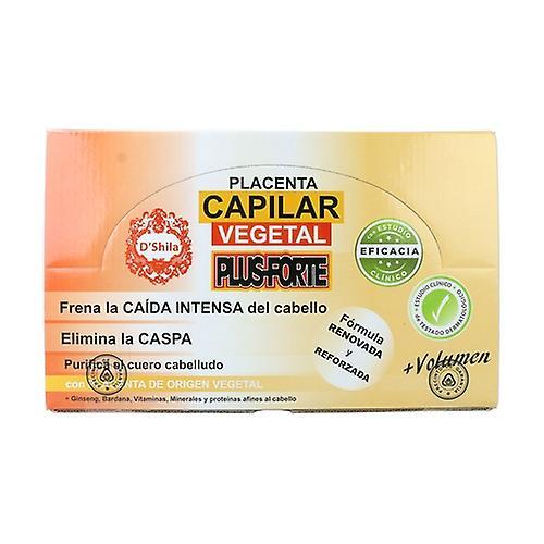 D'Shila Vegetable capillary placenta plus-forte 20 ampoules of 25ml on Productcaster.