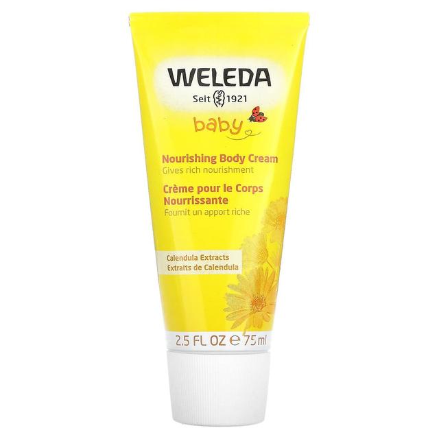 Weleda, Baby, Odżywczy krem do ciała, Ekstrakty z nagietka, 2.5 fl oz (75 ml) on Productcaster.