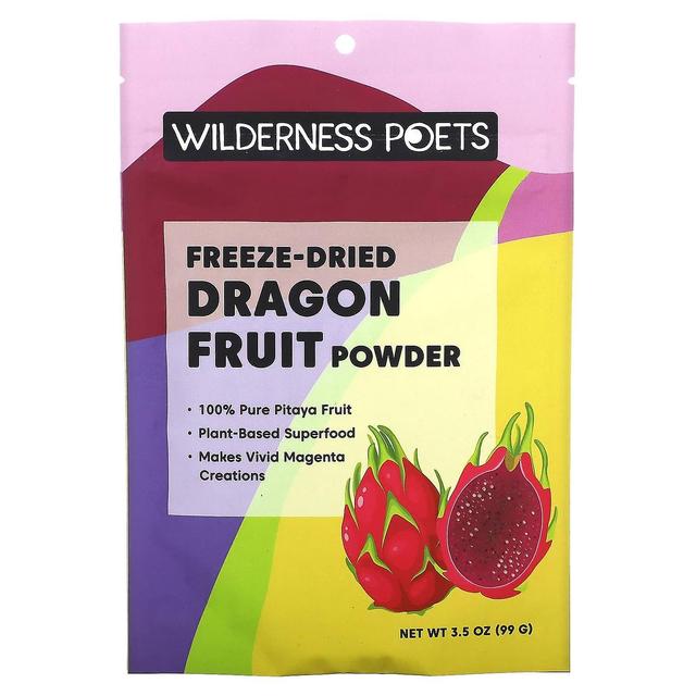 Wilderness Poets LLC, Freeze Dried Dragon Fruit Powder, 3.5 oz (99 g) on Productcaster.