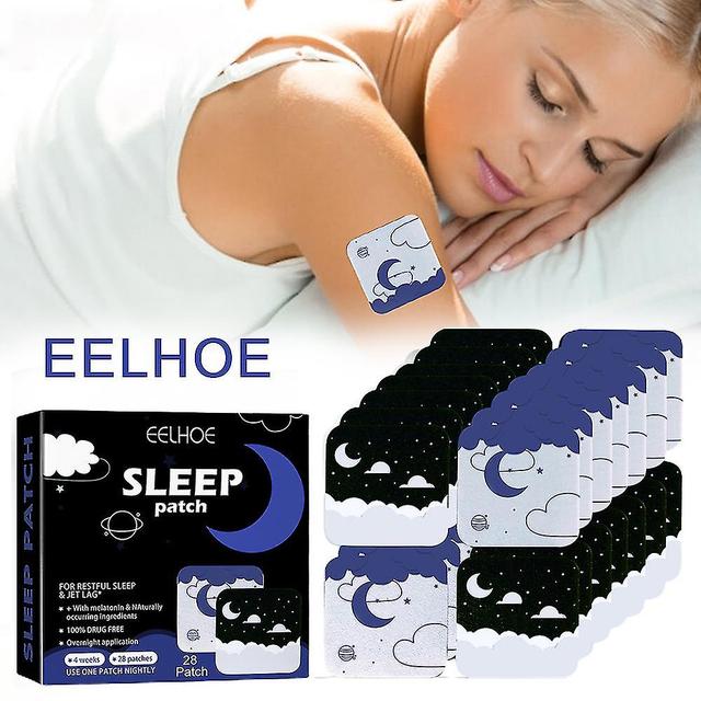 Sleep Aid Patch Relieve Insomnia, Irritability And Anxiety, Improves Sleep Quality Sleep Stickers JU 1Pc on Productcaster.