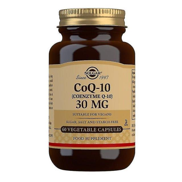 Solgar CoQ-10 30mg Vegicaps 60 (12537070) on Productcaster.