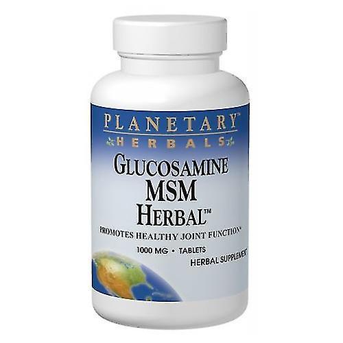 Planetary Herbals Glucosamine MSM Herbal, 180 Tabs (Pack of 1) on Productcaster.