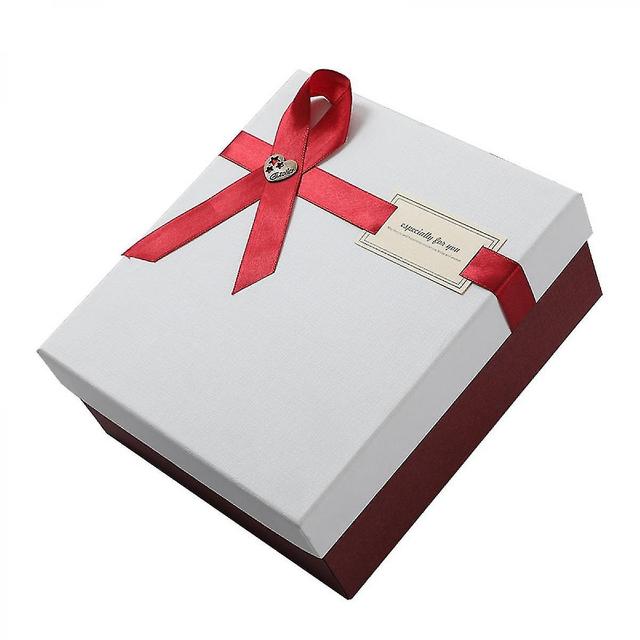 Gift Box 8" X 7" X 3" For Gift Packaging, Gift Box For Father's Day, Mother's Day, Presents Christm on Productcaster.