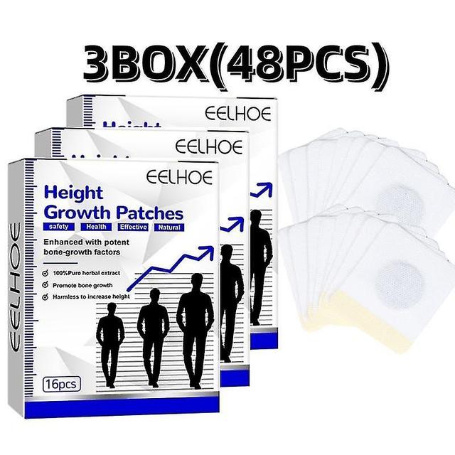 Gorls Height Growth Patch Promote Bone Growth Plantar Acupoint Stimulation Foot Sticker Long Stature Incre 48PCS on Productcaster.