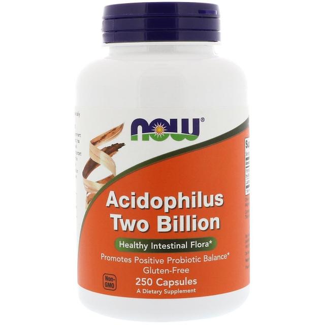 NOW Foods Agora Alimentos, Acidophilus Dois Bilhões, 250 Cápsulas on Productcaster.