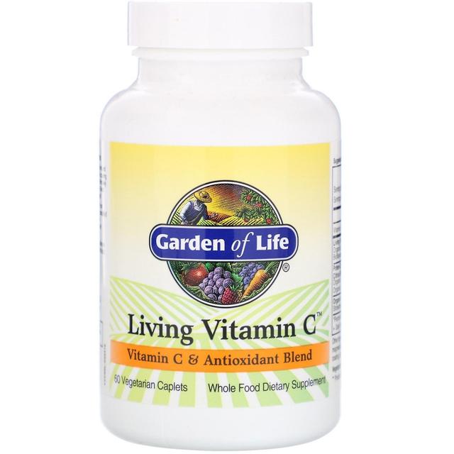 Garden of Life, Living Vitamin C, 60 Vegetarian Caplets on Productcaster.