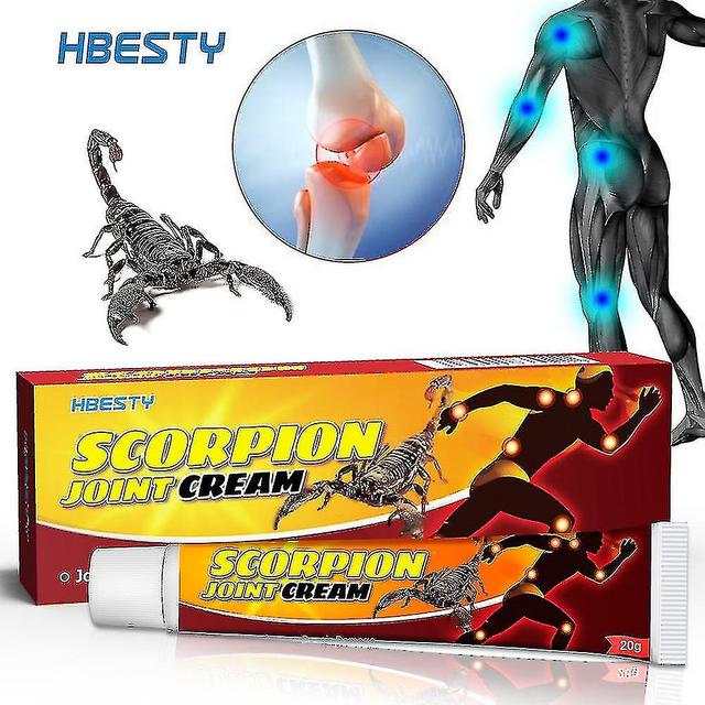 Hbesty Scorpion Cream entspannt Meridiane und aktiviert Kollaterale Health Care Cream Sehnenscheide und Muskel entspannen on Productcaster.