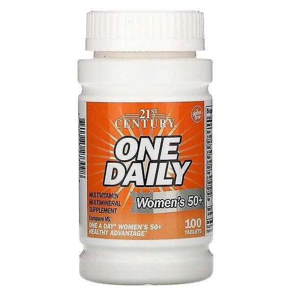 21st Century, One Daily, Women's 50+, Multivitamin Multimineral, 100 Tablets on Productcaster.