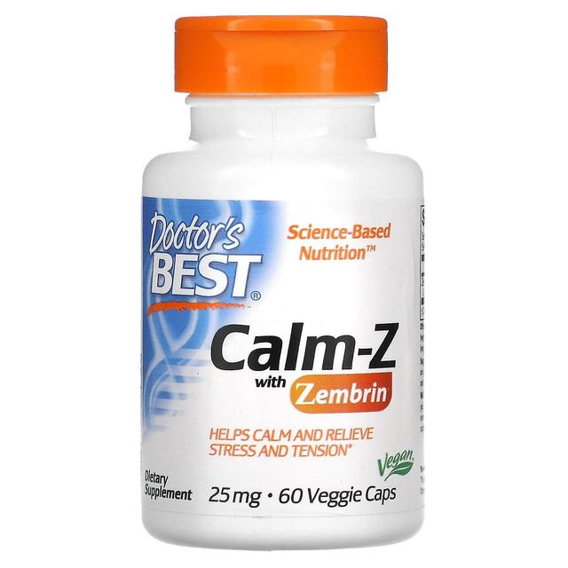 Doctor's Best, Calm-Z con Zembrin, 25 mg, 60 Veggie Caps on Productcaster.