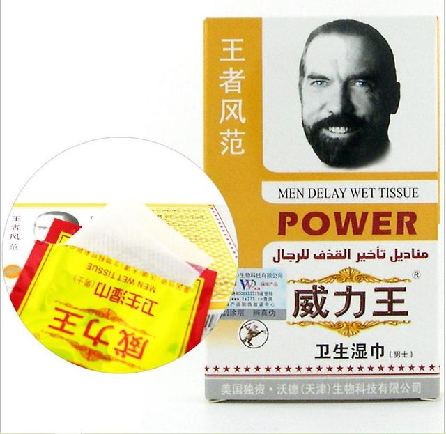 Vorallme Power Men Éjaculation Précoce Prévenir Les Produits À Base De Plantes Lingettes De Retard De Sexe Tissu Humide Huile Crème Prolongée Temps... on Productcaster.