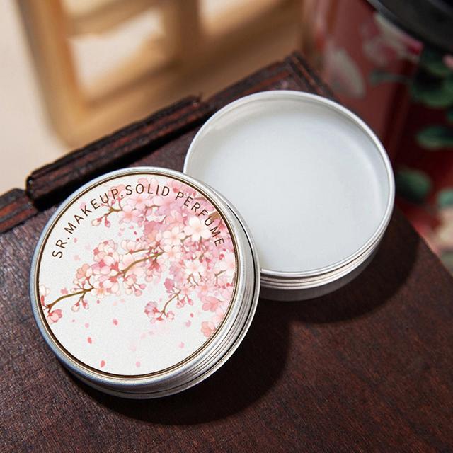 Fankture Kvinners Solid-state Parfymer Portable Lasting Staying Fragrance Balm For Dating KIRSEBÆRBLOMST on Productcaster.