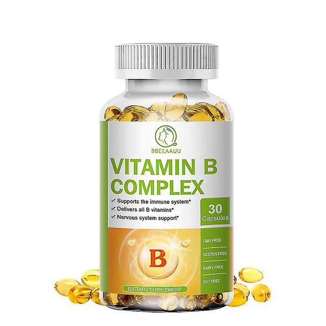 Guoguo Vitamine B-complex Capsule ondersteunt het zenuwstelsel en de gezondheid van de hersenen Ondersteuning immuunco-enzym Q10 voor cardiovascula... on Productcaster.